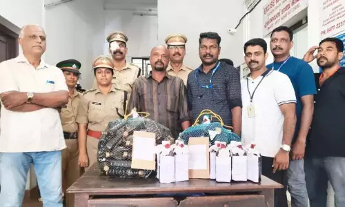 अवैध शराब बिक्री; 101 बोतल शराब के साथ अधेड़ उम्र का व्यक्ति गिरफ्तार