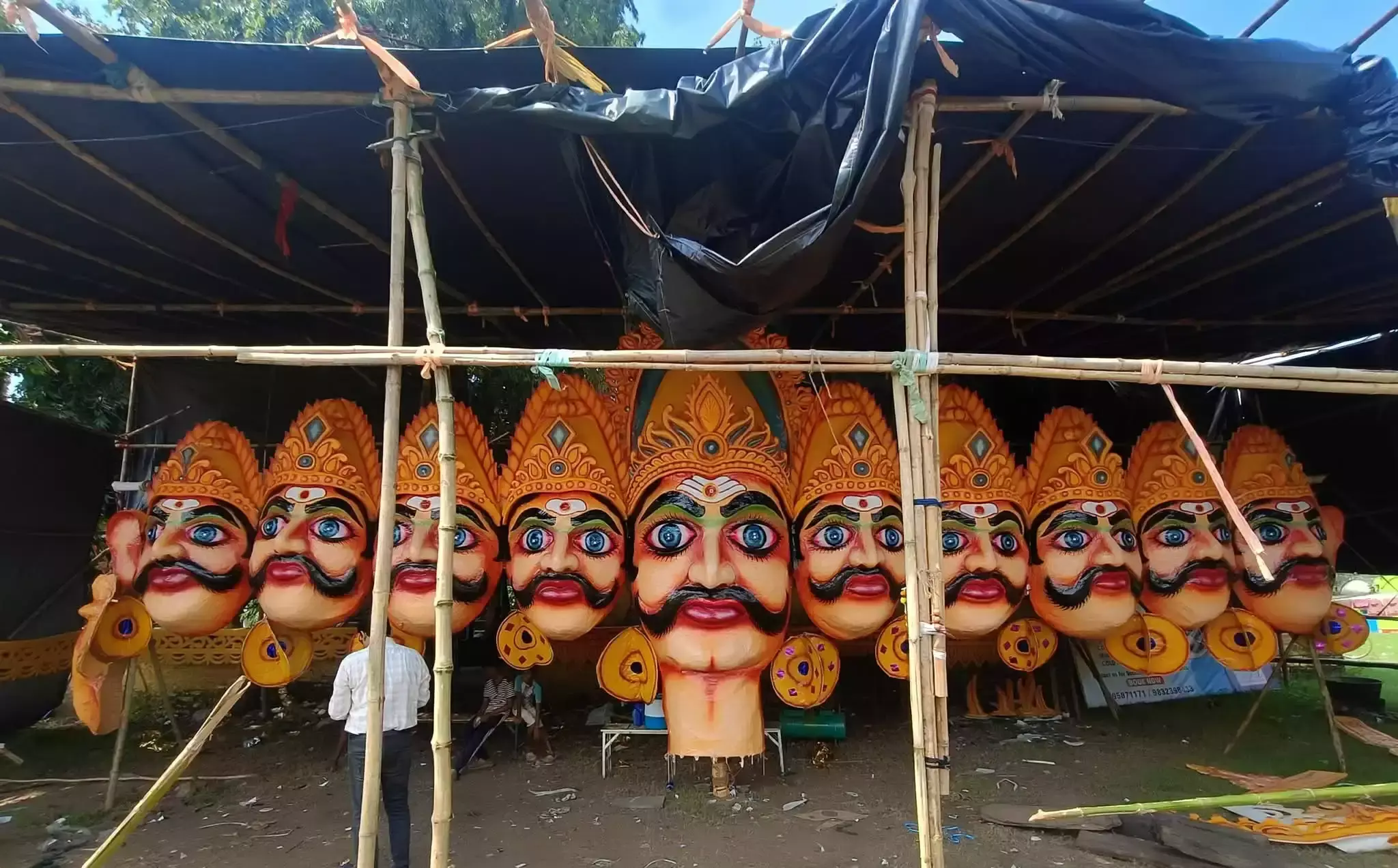 Kharagpur: बारिश के बीच खड़गपुर में 101वां रावण दहन उत्सव
