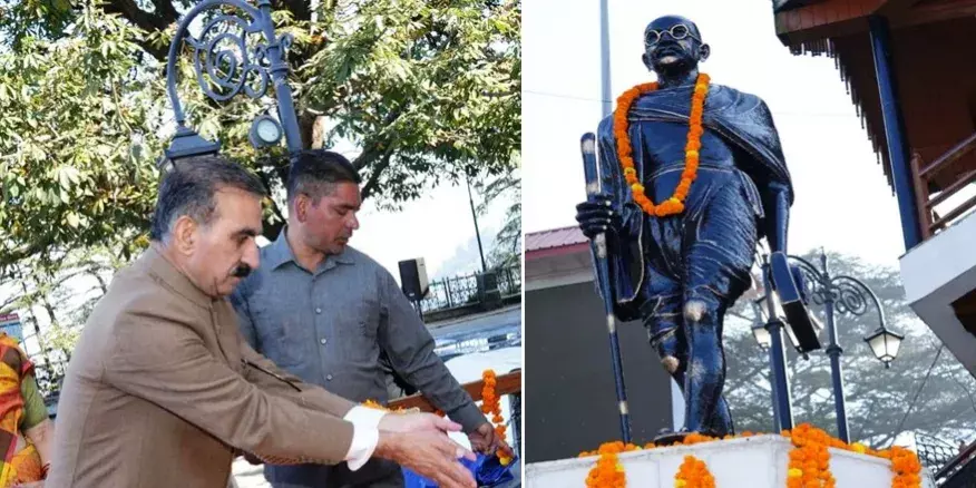 Shimla: गांधी और शास्त्री को श्रद्धांजलि, राज्यपाल व मुख्यमंत्री ने किया सम्मानित Shimla: गांधी और शास्त्री को श्रद्धांजलि, राज्यपाल व मुख्यमंत्री ने किया सम्मानित