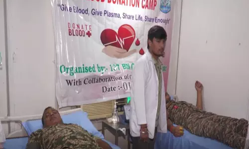 CRPF की 137 बटालियन ने उधमपुर में रक्तदान शिविर का किया आयोजन CRPF की 137 बटालियन ने उधमपुर में रक्तदान शिविर का किया आयोजन