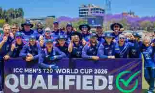 T20 वर्ल्ड कप 2026: तंजानिया को हराकर नामीबिया ने क्वालीफाई किया T20 वर्ल्ड कप 2026: तंजानिया को हराकर नामीबिया ने क्वालीफाई किया