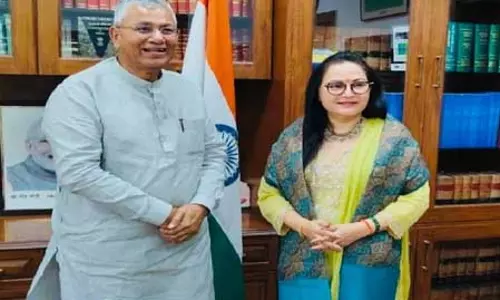 फिल्म अभिनेत्री जया प्रदा ने की भाजपा सांसद पीपी चौधरी से मुलाकात, शेयर की फोटोज
