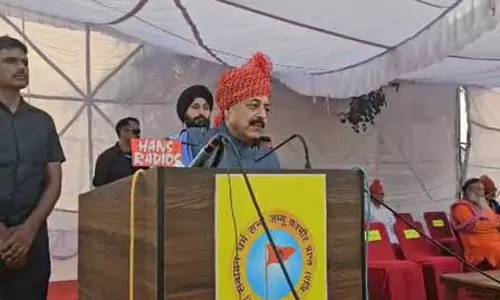 केंद्रीय राज्यमंत्री जितेंद्र सिंह ने कहा- देश सुरक्षित और सशक्त नेतृत्व में