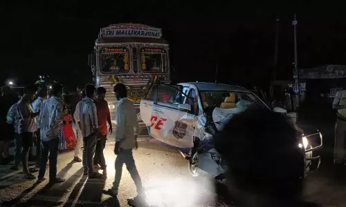 CM के दौरे से लौटते समय सड़क हादसा.. डीएसपी वेंकटेश्वरलू घायल