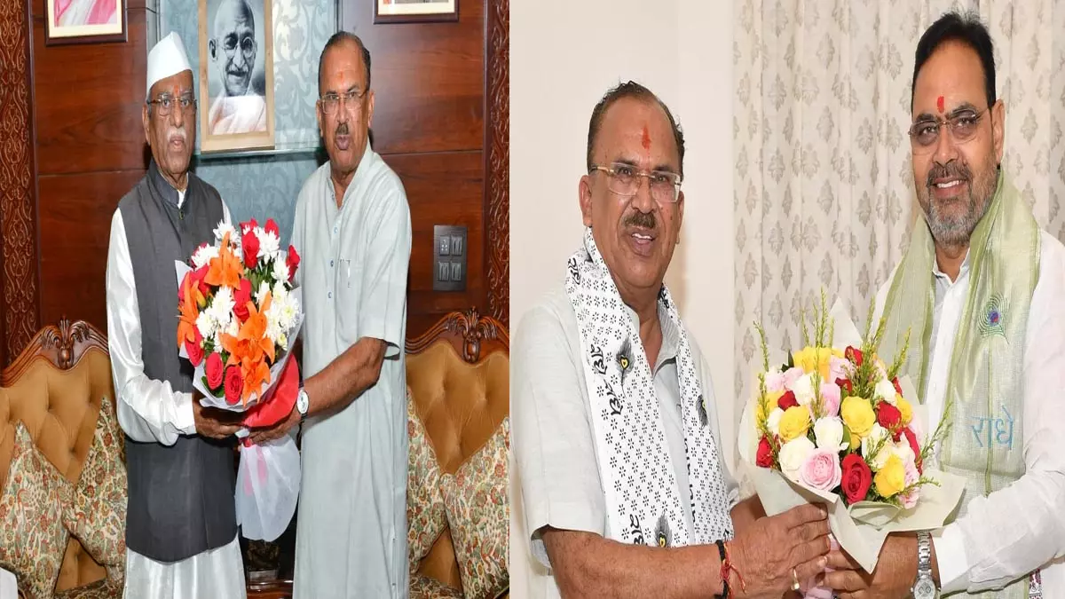 Jaipur: सम्मेलन से पहले देवनानी ने राज्यपाल और मुख्यमंत्री से की शिष्टाचार मुलाकात Jaipur: सम्मेलन से पहले देवनानी ने राज्यपाल और मुख्यमंत्री से की शिष्टाचार मुलाकात