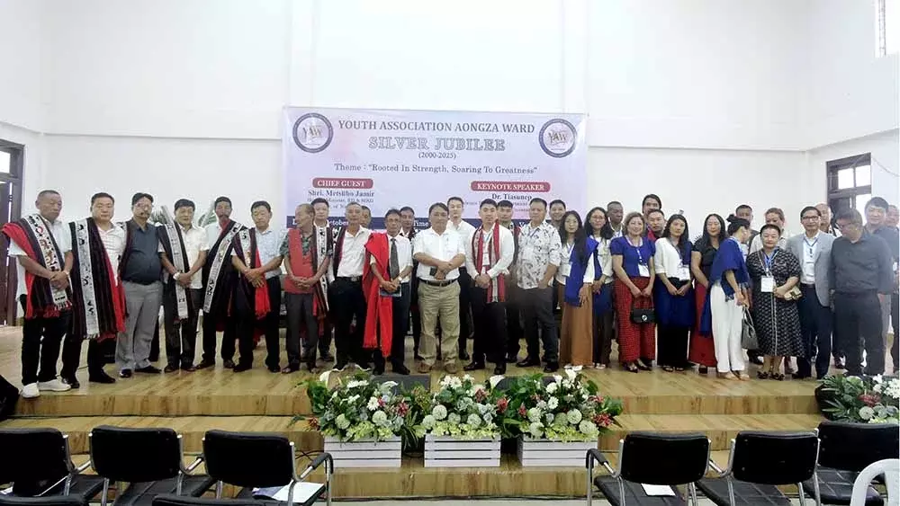 Nagaland : YAAW ने दूरदर्शी संकल्पों के साथ रजत जयंती मनाई Nagaland : YAAW ने दूरदर्शी संकल्पों के साथ रजत जयंती मनाई