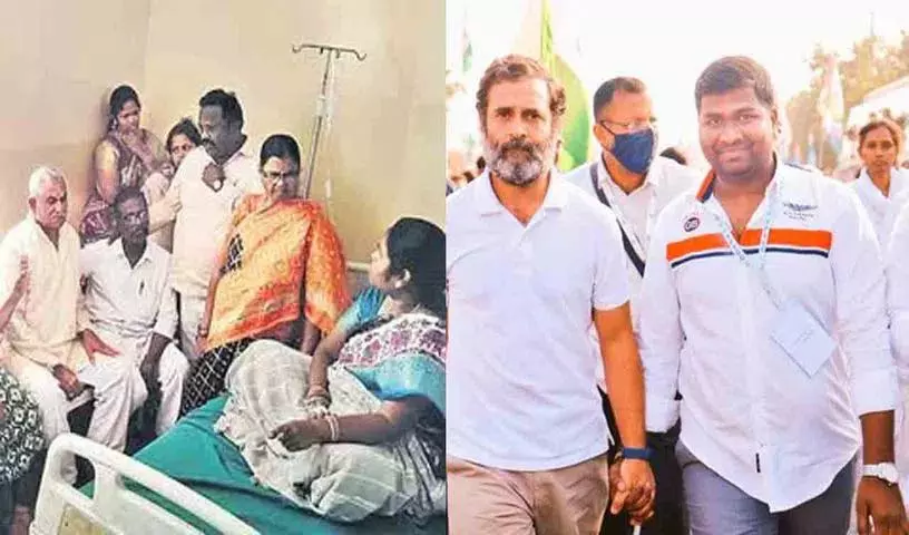 महिलाओं को निर्वस्त्र कर पीटने वाले NSUI अध्यक्ष... जुबली हिल्स कांग्रेस में मारपीट महिलाओं को निर्वस्त्र कर पीटने वाले NSUI अध्यक्ष... जुबली हिल्स कांग्रेस में मारपीट