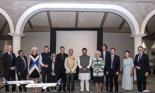विदेश मंत्री जयशंकर व उड्डयन मंत्री किंजरापु ने एयरबस-इंडिगो स्वागत समारोह में भाग लिया