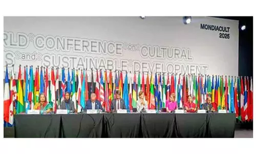बार्सिलोना में MONDIACULT 2025 का समापन समारोह संपन्न हुआ
