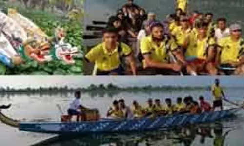 डल झील सफाई अभियान के लिए विधायक फारूक शाह ने ड्रैगन बोट्स को दिखाई हरी झंडी