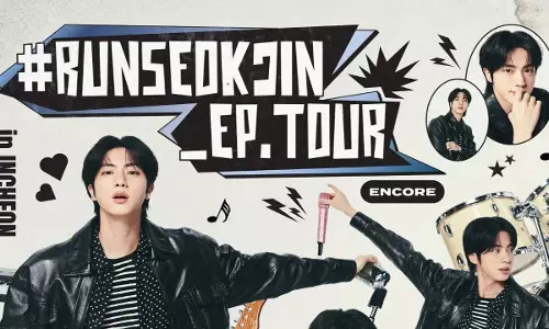 बीटीएस के जिन ने इंचियोन में RUNSEOKJIN_EP.TOUR के एनकोर की घोषणा की बीटीएस के जिन ने इंचियोन में RUNSEOKJIN_EP.TOUR के एनकोर की घोषणा की