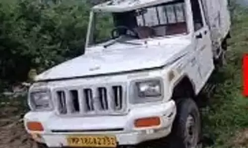 Shahdol: दुर्गा प्रतिमा विसर्जन के दौरान पिकअप पलटा, नाबालिग की जान गई Shahdol: दुर्गा प्रतिमा विसर्जन के दौरान पिकअप पलटा, नाबालिग की जान गई
