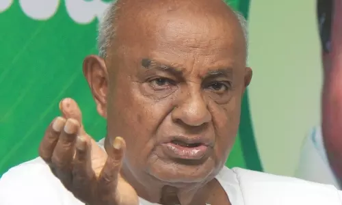 देवेगौड़ा ने चुनावों के लिए भाजपा के साथ तालमेल बनाए रखने का किया भरोसा देवेगौड़ा ने चुनावों के लिए भाजपा के साथ तालमेल बनाए रखने का किया भरोसा