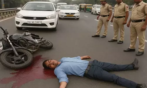 दर्दनाक सड़क हादसा, ड्यूटी पर जा रहे व्यक्ति की मौत