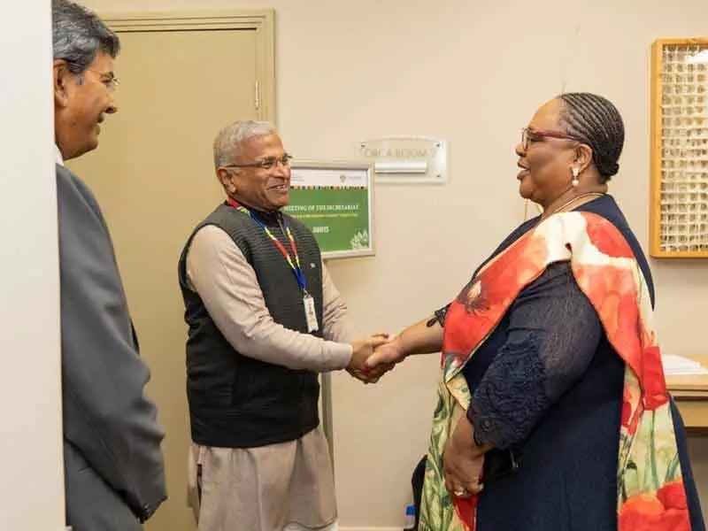 राज्यसभा उपसभापति ने दक्षिण अफ्रीका की नेशनल असेंबली अध्यक्ष से की मुलाकात राज्यसभा उपसभापति ने दक्षिण अफ्रीका की नेशनल असेंबली अध्यक्ष से की मुलाकात