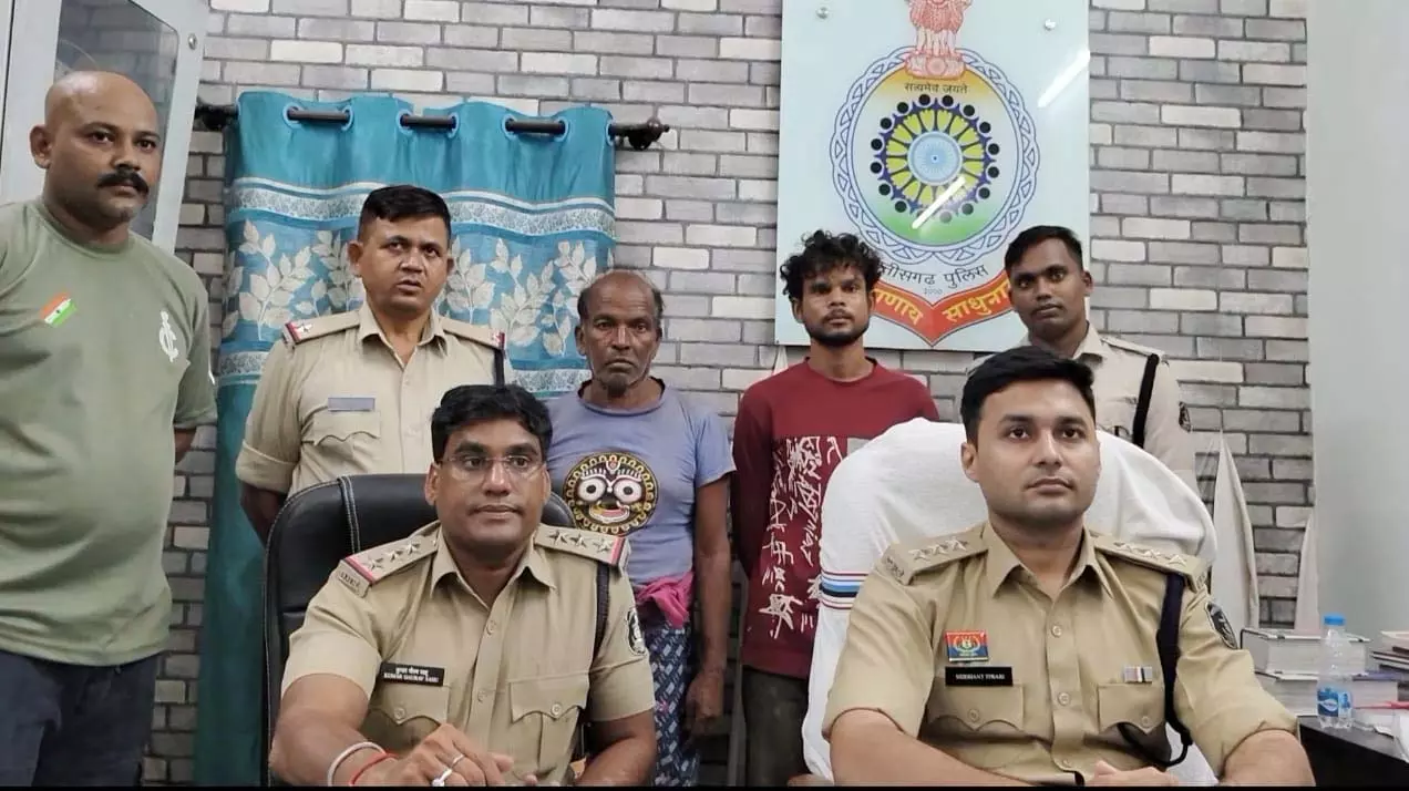 रायगढ़ में डबल मर्डर, 24 घंटे में पुलिस ने किया खुलासा रायगढ़ में डबल मर्डर, 24 घंटे में पुलिस ने किया खुलासा