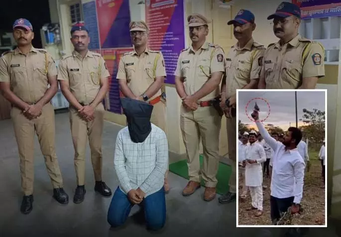 विजयादशमी पर गोलीबारी: कोरेगांव मुल में दो के खिलाफ मामला दर्ज विजयादशमी पर गोलीबारी: कोरेगांव मुल में दो के खिलाफ मामला दर्ज