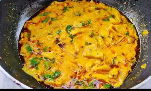 Dahi Papad ki Sabzi : बनाएं राजस्थानी डिश Dahi Papad ki Sabzi : बनाएं राजस्थानी डिश