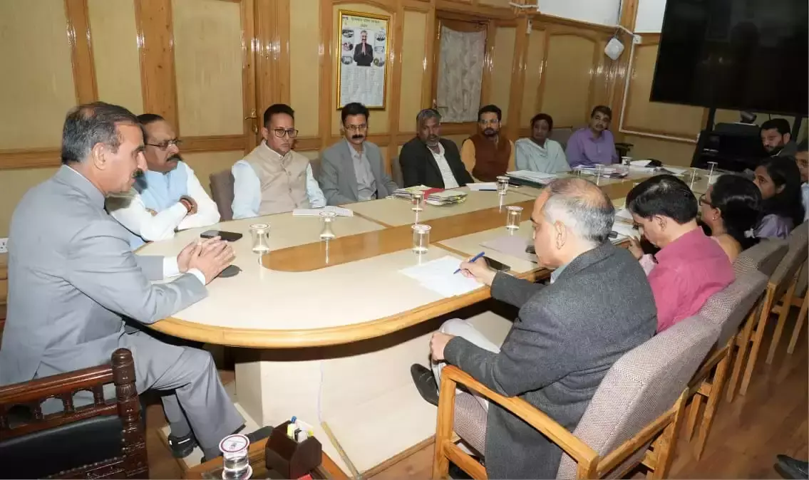 Shimla: मुख्यमंत्री सुक्खू का संदेश: लंबित परियोजनाएं जल्द पूरी हों Shimla: मुख्यमंत्री सुक्खू का संदेश: लंबित परियोजनाएं जल्द पूरी हों