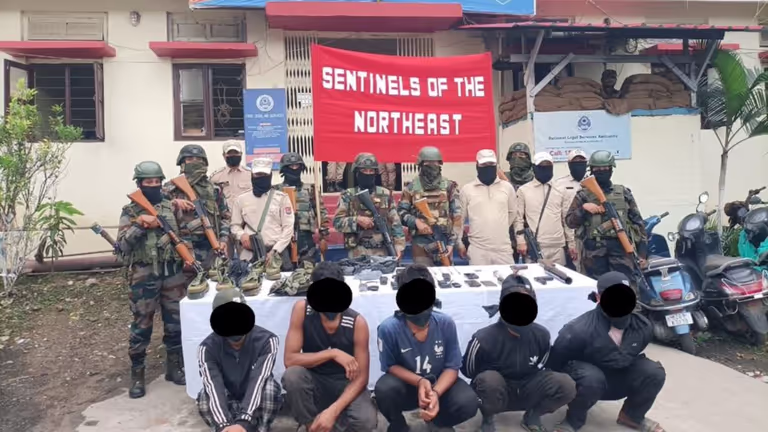 Manipur के चुराचांदपुर में यूकेएनए के ‘वरिष्ठ कमांडर’ और पांच उग्रवादियों को गिरफ्तार किया Manipur के चुराचांदपुर में यूकेएनए के ‘वरिष्ठ कमांडर’ और पांच उग्रवादियों को गिरफ्तार किया