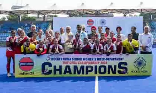Senior Womens Hockey: रेलवे खेल संवर्धन बोर्ड ने बाज़ी मारी Senior Womens Hockey: रेलवे खेल संवर्धन बोर्ड ने बाज़ी मारी