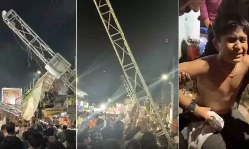 Jabalpur: दशहरा जुलूस में पंडाल का ट्रस गिरा, 1 की मौत, कई घायल