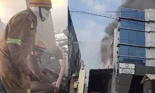 सेक्टर-63 कंपनी में भीषण आग, दमकल ने पाया काबू