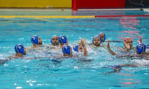 एशियाई एक्वेटिक्स चैंपियनशिप के शुरुआती वाटर पोलो मुकाबलों में भारतीय टीम लड़खड़ाई