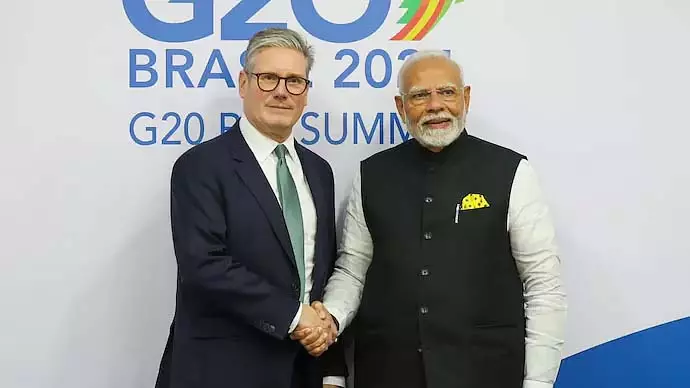 ब्रिटेन के प्रधानमंत्री स्टार्मर अगले सप्ताह भारत आएंगे, मुंबई में PM Modi से करेंगे बातचीत ब्रिटेन के प्रधानमंत्री स्टार्मर अगले सप्ताह भारत आएंगे, मुंबई में PM Modi से करेंगे बातचीत