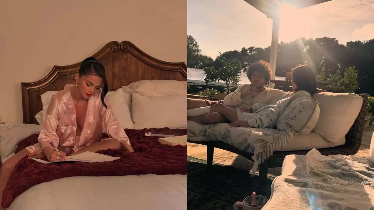 Selena Gomez ने बेनी ब्लैंको की शादी के बीटीएस पल साझा किए Selena Gomez ने बेनी ब्लैंको की शादी के बीटीएस पल साझा किए