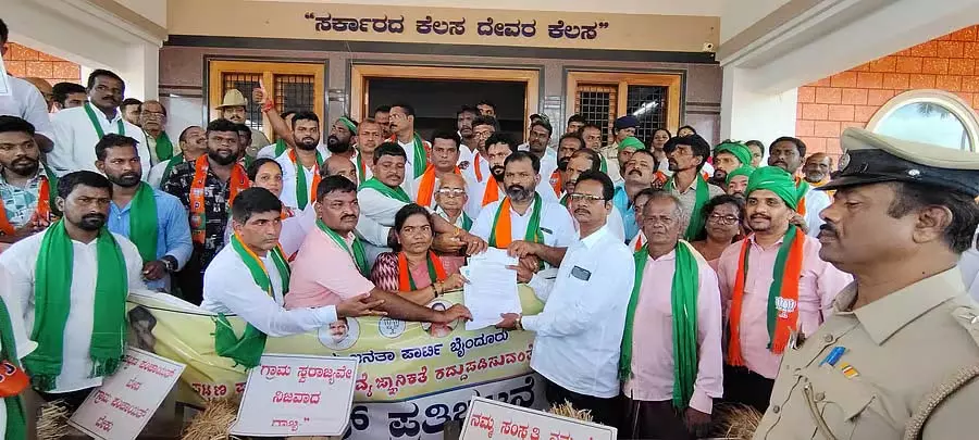 भाजपा हमेशा किसानों के पक्ष में है: Gantihole भाजपा हमेशा किसानों के पक्ष में है: Gantihole
