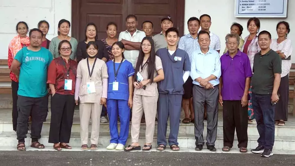 Nagaland : लोंगजंग बैपटिस्ट चर्च ने वरिष्ठ नागरिकों के लिए चिकित्सा शिविर का आयोजन किया Nagaland : लोंगजंग बैपटिस्ट चर्च ने वरिष्ठ नागरिकों के लिए चिकित्सा शिविर का आयोजन किया