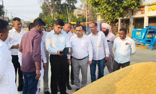 Yamunanagar जिले के लिए 6 लाख मीट्रिक टन धान खरीद का लक्ष्य Yamunanagar जिले के लिए 6 लाख मीट्रिक टन धान खरीद का लक्ष्य