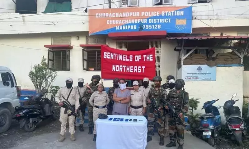 Manipur: चुराचांदपुर में 17 लाख रुपये मूल्य की 2,000 WY गोलियों के साथ महिला गिरफ्तार