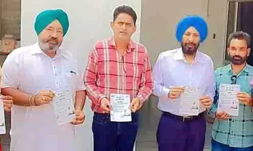 Punjab कांग्रेस ने फगवाड़ा में वोट चोर, गद्दी छोड़ हस्ताक्षर अभियान शुरू किया