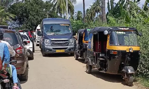 Vijayanagar : गेज्जालमंतपा के पास यातायात की समस्या