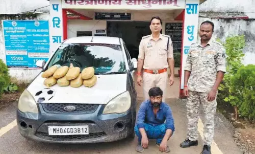 8 किलो गांजा के साथ आरोपी गोविंद सिंह को किया गिरफ्तार