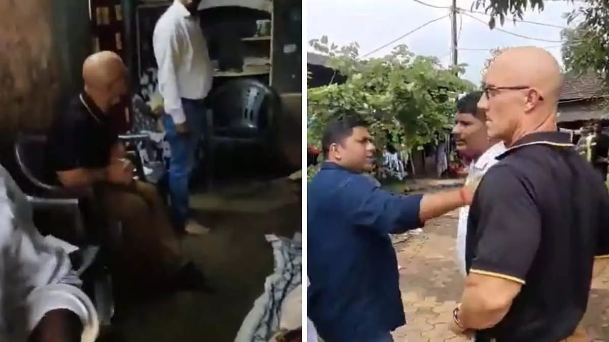 Thane : कथित धर्म परिवर्तन के प्रयास में अमेरिकी नागरिक और 2 अन्य को गिरफ्तार किया Thane : कथित धर्म परिवर्तन के प्रयास में अमेरिकी नागरिक और 2 अन्य को गिरफ्तार किया