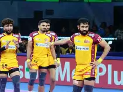 कृष्ण हुड्डा ने तेलुगु टाइटन्स की लगातार चौथी जीत का श्रेय NYPs को दिया कृष्ण हुड्डा ने तेलुगु टाइटन्स की लगातार चौथी जीत का श्रेय NYPs को दिया