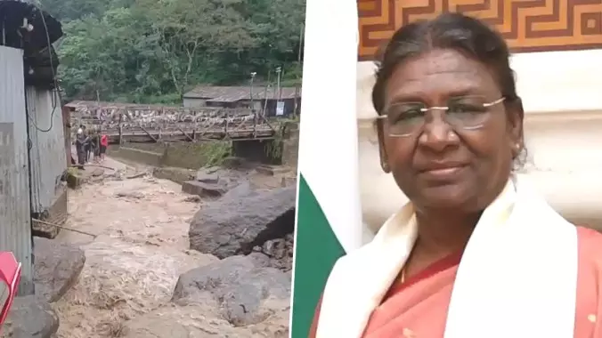 Sikkim : राष्ट्रपति मुर्मू ने दार्जिलिंग में भारी बारिश और भूस्खलन से हुई जान-माल की हानि पर शोक व्यक्त किया Sikkim : राष्ट्रपति मुर्मू ने दार्जिलिंग में भारी बारिश और भूस्खलन से हुई जान-माल की हानि पर शोक व्यक्त किया