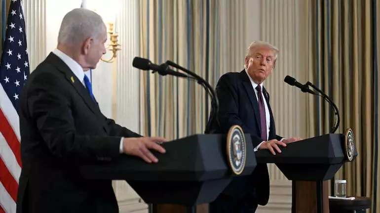 Trump ने गाजा युद्धविराम योजना पर नेतन्याहू से तीखी बातचीत की Trump ने गाजा युद्धविराम योजना पर नेतन्याहू से तीखी बातचीत की