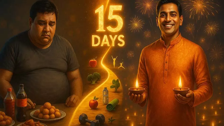 Diwali, तक पाएं स्लिम और फिट बॉडी, सिर्फ 15 दिनों में घटाएं 2-4 किलो वजन Diwali, तक पाएं स्लिम और फिट बॉडी, सिर्फ 15 दिनों में घटाएं 2-4 किलो वजन