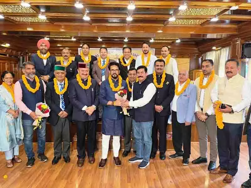 Anurag ने राज्य ओलंपिक संघ के अध्यक्ष का पदभार संभाला Anurag ने राज्य ओलंपिक संघ के अध्यक्ष का पदभार संभाला