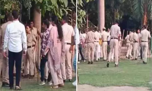 Haryana: MDU में फिलिस्तीन के समर्थन में नारेबाजी, पुलिस ने हिरासत में लिए 6 छात्र Haryana: MDU में फिलिस्तीन के समर्थन में नारेबाजी, पुलिस ने हिरासत में लिए 6 छात्र