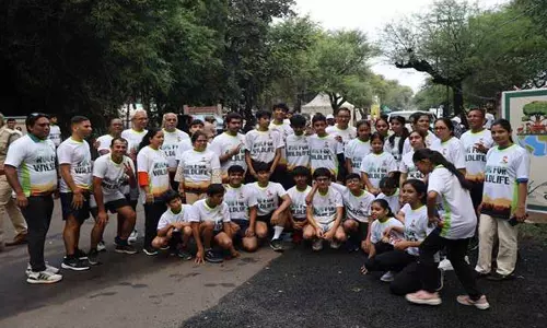 Bhopal: वन्य जीव सुरक्षा के संदेश के साथ रन फॉर वाइल्ड लाइफ