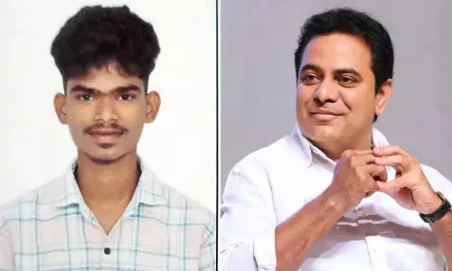 KTR ने अपना वादा निभाया.. एमबीबीएस छात्र को वित्तीय सहायता प्रदान की