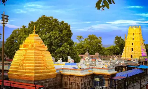Srisailam में मनाई गई उयला सेवा, चढ़ाए जाते हैं लाखों कुमकुम Srisailam में मनाई गई उयला सेवा, चढ़ाए जाते हैं लाखों कुमकुम