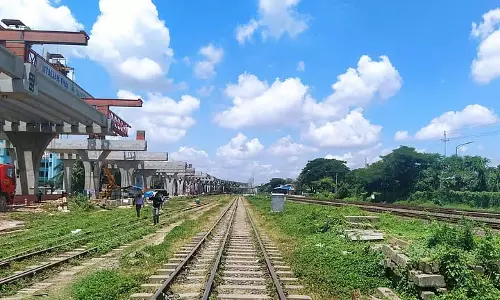 Bhavadighi में ट्रैफिक जाम खत्म, यज्ञ के बाद रेलवे का काम शुरू