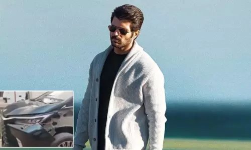 Vijay Deverakonda का कार एक्सीडेंट, हैदराबाद जाते वक्त हुआ हादसा — एक्टर की हालत कैसी है?