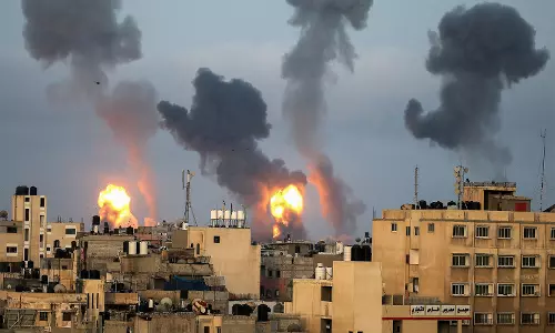 इज़रायली सेना ने Gaza से रॉकेट हमले का पता लगाया